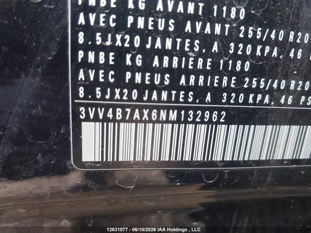3VV4B7AX6NM132962 Volkswagen Tiguan Highline R-line