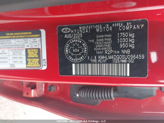 2025 Hyundai Elantra Sel Sport მანქანა იყიდება აუქციონზე, vin: KMHLM4DG0SU096459, აუქციონის ნომერი: 12631082