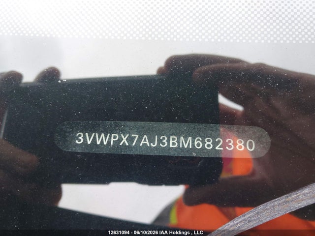 Продаж на аукціоні авто 2011 Volkswagen Jetta S/se, vin: 3VWPX7AJ3BM682380, номер лоту: 12631094