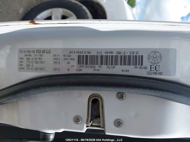 RAM 1500 Classic Tradesman 2019 1C6RR7KT2KS708391 Image 9