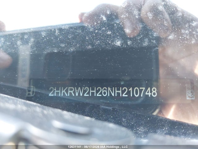 2022 Honda Cr-v Lx მანქანა იყიდება აუქციონზე, vin: 2HKRW2H26NH210748, აუქციონის ნომერი: 12631141