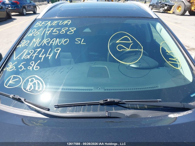 2020 Nissan Murano Sl მანქანა იყიდება აუქციონზე, vin: 5N1AZ2CS2LN127449, აუქციონის ნომერი: 12617588
