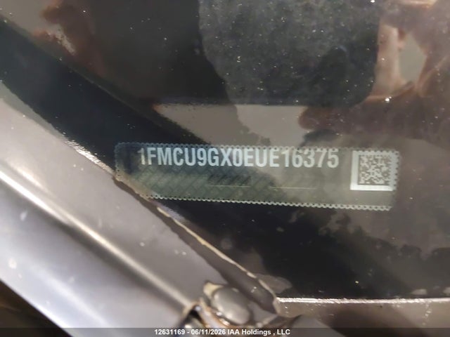 12631169 :رقم المزاد ، 1FMCU9GX0EUE16375 vin ، 2014 Ford Escape Se مزاد بيع