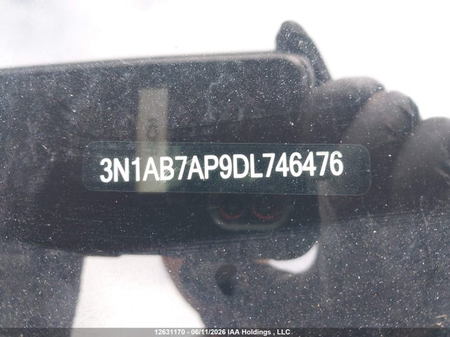2013 Nissan Sentra S/sv/sr/sl მანქანა იყიდება აუქციონზე, vin: 3N1AB7AP9DL746476, აუქციონის ნომერი: 12631170