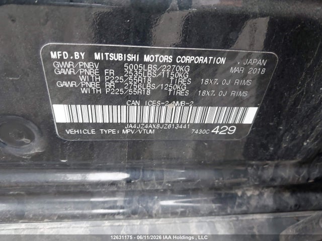 JA4JZ4AX8JZ613441 Mitsubishi OUTLANDER GT