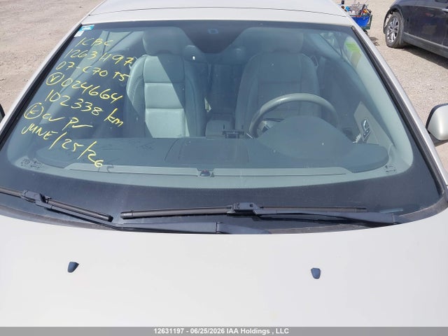 2007 Volvo C70 T5 მანქანა იყიდება აუქციონზე, vin: YV1MC68237J024664, აუქციონის ნომერი: 12631197
