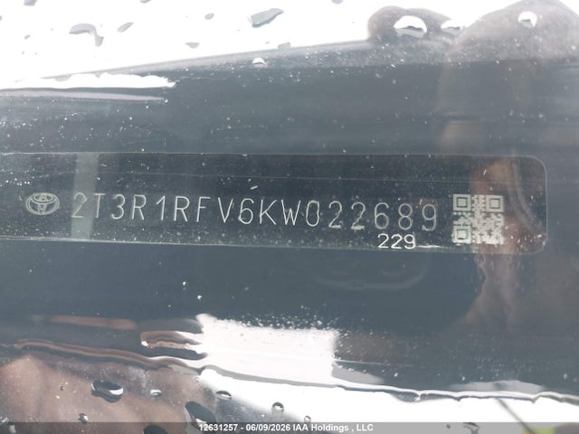 Продажа на аукционе авто 2019 Toyota Rav4 Xle/xle Premium, vin: 2T3R1RFV6KW022689, номер лота: 12631257