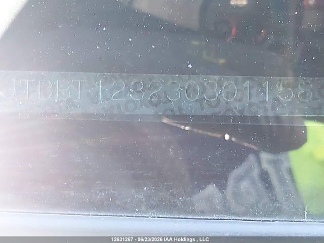 2003 Toyota Echo მანქანა იყიდება აუქციონზე, vin: JTDBT123230301158, აუქციონის ნომერი: 12631267