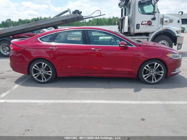 12631303 :رقم المزاد ، 3FA6P0D99HR330994 vin ، 2017 Ford Fusion Titanium مزاد بيع