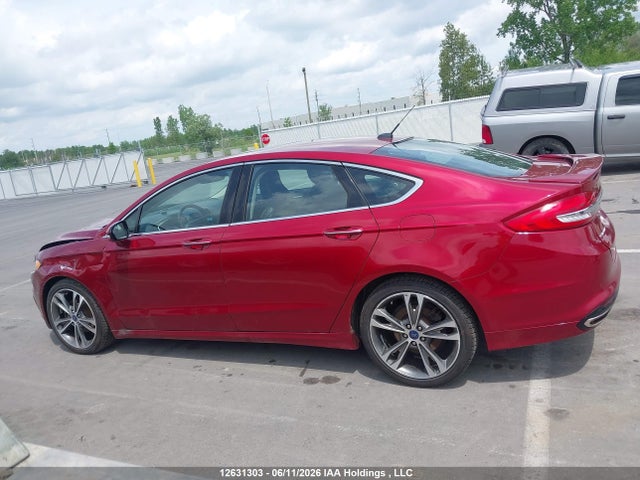 12631303 :رقم المزاد ، 3FA6P0D99HR330994 vin ، 2017 Ford Fusion Titanium مزاد بيع