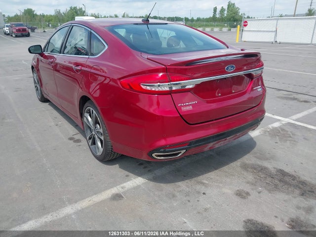 12631303 :رقم المزاد ، 3FA6P0D99HR330994 vin ، 2017 Ford Fusion Titanium مزاد بيع