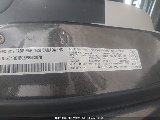 Chrysler Pacifica Touring L 2023 2C4RC1BG5PR502078 Image 9