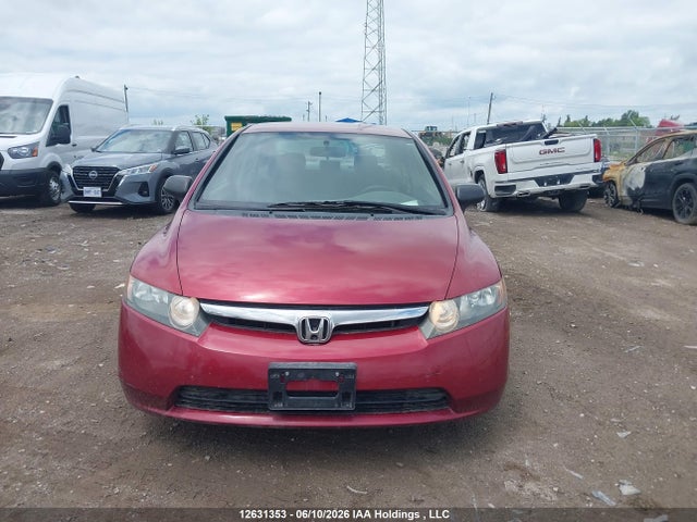 2007 Honda Civic Dx მანქანა იყიდება აუქციონზე, vin: 2HGFA16327H006730, აუქციონის ნომერი: 12631353