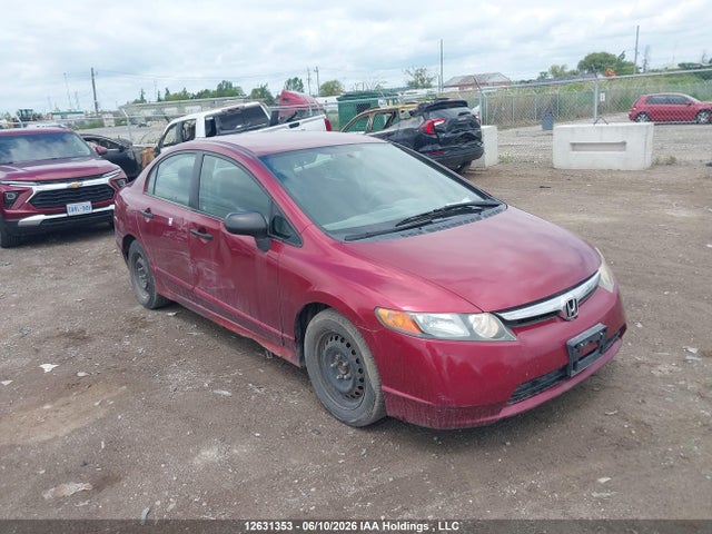 2007 Honda Civic Dx მანქანა იყიდება აუქციონზე, vin: 2HGFA16327H006730, აუქციონის ნომერი: 12631353