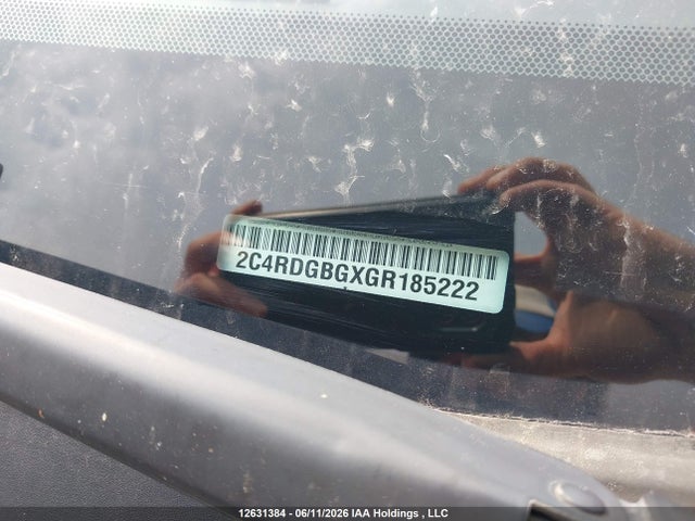 Aukcja sprzedaży 2016 Dodge Grand Caravan Se, vin: 2C4RDGBGXGR185222, numer aukcji: 12631384