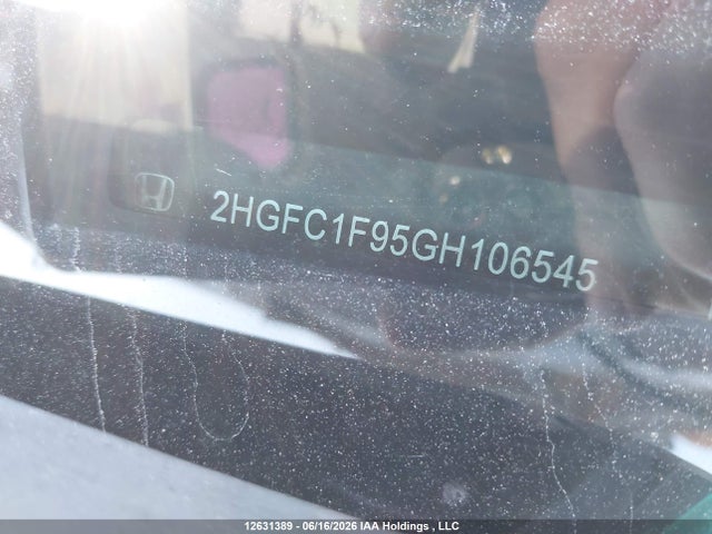 Aukcja sprzedaży 2016 Honda Civic Touring, vin: 2HGFC1F95GH106545, numer aukcji: 12631389