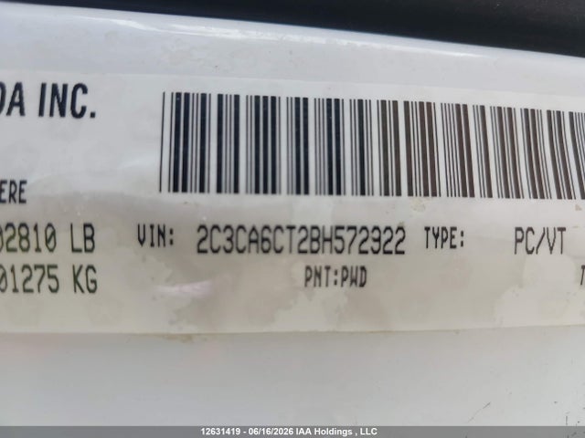 Aukcja sprzedaży 2011 Chrysler 300c, vin: 2C3CA6CT2BH572922, numer aukcji: 12631419