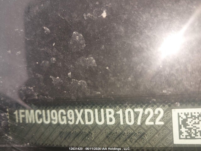 Aukcja sprzedaży 2013 Ford Escape Se, vin: 1FMCU9G9XDUB10722, numer aukcji: 12631420
