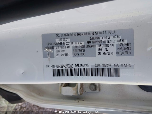 3MVDMAB75MM276245 Mazda Cx-30 Gx