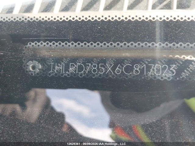 Aukcja sprzedaży 2006 Honda Cr-v Se, vin: JHLRD785X6C817023, numer aukcji: 12629361