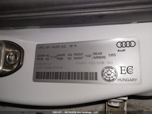 Audi S3 2.0t Technik 2016 WAUF1GFF8G1040436 Image 18