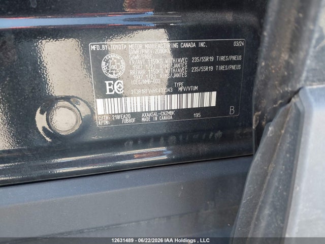 2T3R1RFV4RC433343 Toyota Rav4 Xle/xle Premium