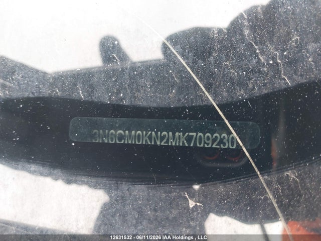 12631532 :رقم المزاد ، 3N6CM0KN2MK709230 vin ، 2021 Nissan Nv200 S/sv مزاد بيع