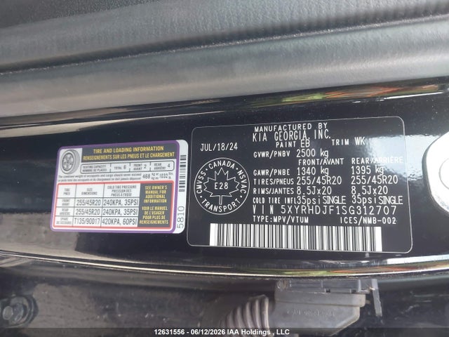 KIA Sorento 2025 5XYRHDJF1SG312707 Image 20