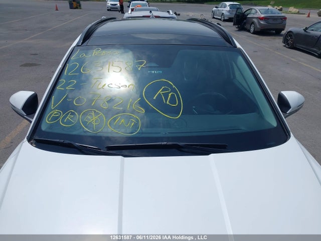 2022 Hyundai Tucson Luxury/ultimate მანქანა იყიდება აუქციონზე, vin: KM8JCCA14NU078216, აუქციონის ნომერი: 12631587