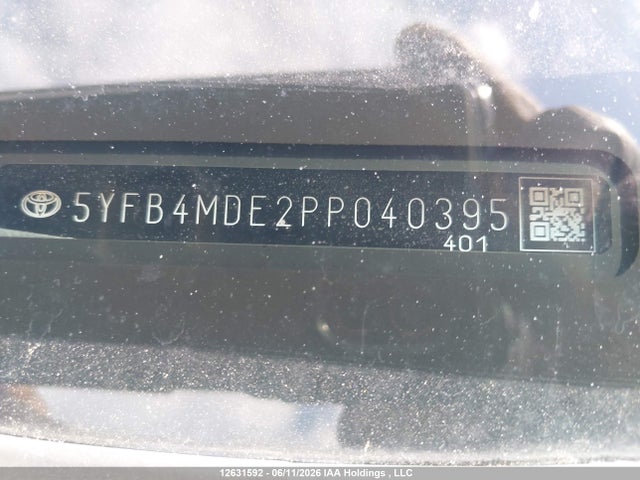 Aukcja sprzedaży 2023 Toyota Corolla Le, vin: 5YFB4MDE2PP040395, numer aukcji: 12631592