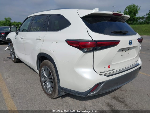 12631605 :رقم المزاد ، 5TDEBRCH7MS055750 vin ، 2021 Toyota Highlander Hybrid Limited مزاد بيع