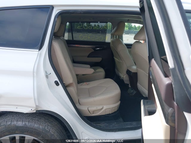 12631605 :رقم المزاد ، 5TDEBRCH7MS055750 vin ، 2021 Toyota Highlander Hybrid Limited مزاد بيع