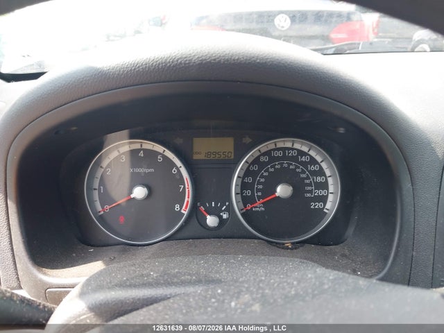 12631639 :رقم المزاد ، KMHCN45C99U289258 vin ، 2009 Hyundai Accent Gls مزاد بيع