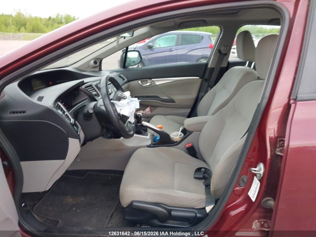12631642 :رقم المزاد ، 2HGFB2E50DH020207 vin ، 2013 Honda Civic Ex 4dr مزاد بيع