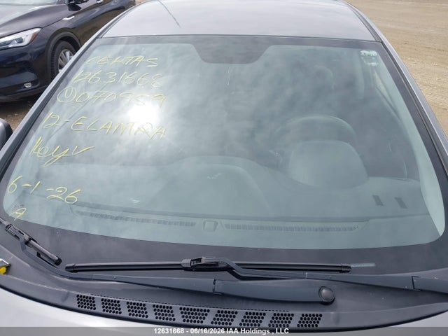 2012 Hyundai Elantra Gls/limited მანქანა იყიდება აუქციონზე, vin: 5NPDH4AE6CH070959, აუქციონის ნომერი: 12631668