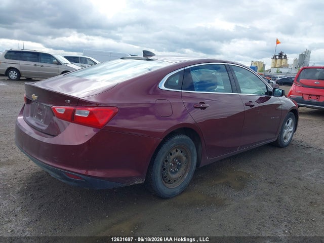 2016 Chevrolet Malibu Ls მანქანა იყიდება აუქციონზე, vin: 1G1ZB5STXGF191819, აუქციონის ნომერი: 12631697