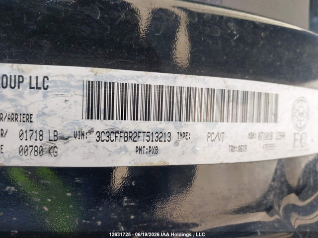 Fiat 500 SPORT 2015 3C3CFFBR2FT513213 Image 9