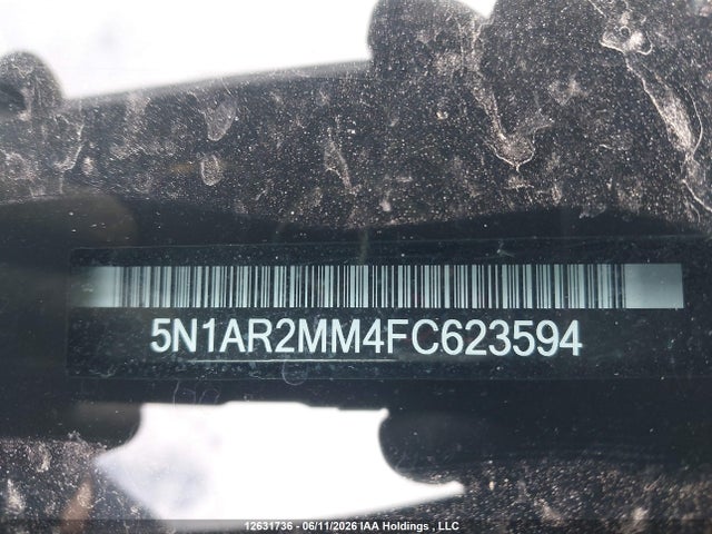 5N1AR2MM4FC623594 Nissan Pathfinder S/sv/sl/platinum