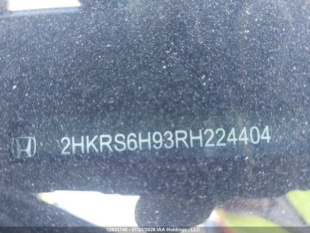 12631740 :رقم المزاد ، 2HKRS6H93RH224404 vin ، 2024 Honda Cr-v Hybrid مزاد بيع