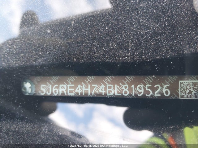 Продаж на аукціоні авто 2011 Honda Cr-v Ex-l, vin: 5J6RE4H74BL819526, номер лоту: 12631752
