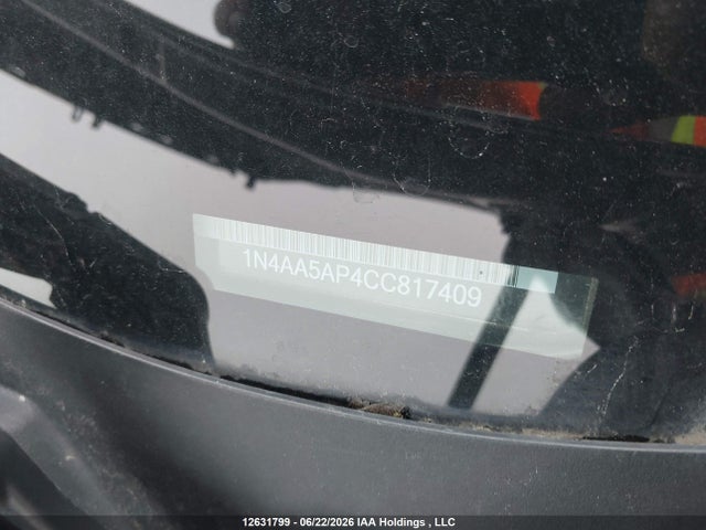 Продаж на аукціоні авто 2012 Nissan Maxima 3.5 Sv, vin: 1N4AA5AP4CC817409, номер лоту: 12631799