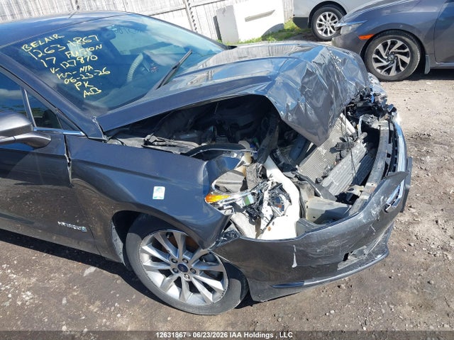 2017 Ford Fusion Hybrid Hybrid მანქანა იყიდება აუქციონზე, vin: 3FA6P0LU9HR127870, აუქციონის ნომერი: 12631867