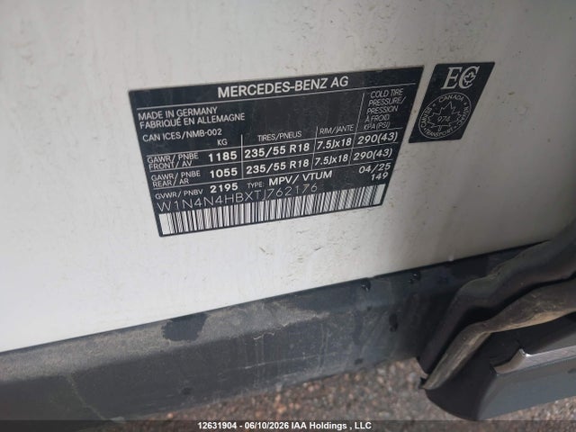 W1N4N4HBXTJ762176 Mercedes-Benz Gla 250 4matic