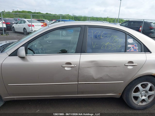 2007 Hyundai Sonata Gls მანქანა იყიდება აუქციონზე, vin: 5NPET46C77H295519, აუქციონის ნომერი: 12631989