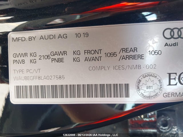 Audi A3 S-line Premium 2020 WAUBEGFF8LA027585 Image 18