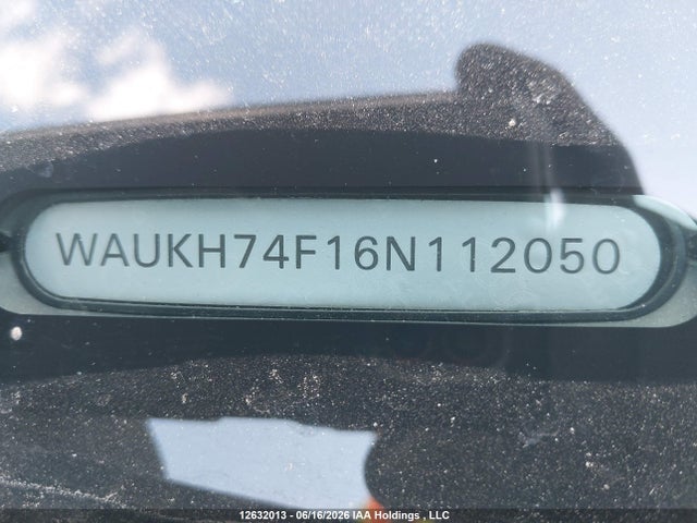 12632013 :رقم المزاد ، WAUKH74F16N112050 vin ، 2006 Audi A6 3.2 Avant مزاد بيع