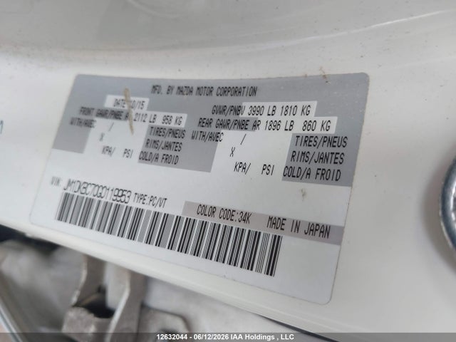 JM1DKBC70G0119953 Mazda Cx-3 Gs