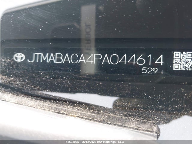 12632065 :رقم المزاد ، JTMABACA4PA044614 vin ، 2023 Toyota Bz4x Xle مزاد بيع