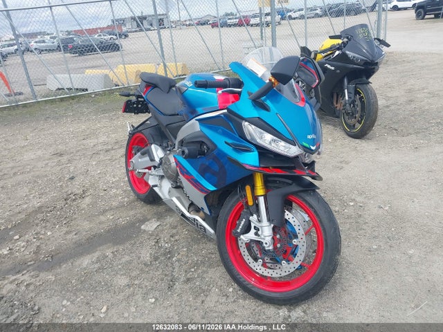 12632083 :رقم المزاد ، ZD4XGUA03TS000894 vin ، 2026 Aprilia Rs 660 مزاد بيع
