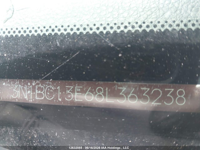 Продаж на аукціоні авто 2008 Nissan Versa 1.8sl, vin: 3N1BC13E68L363238, номер лоту: 12632085